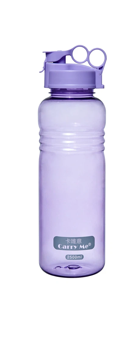 বড় ধারণক্ষমতার প্লাস্টিকের জলের বোতল 2.5L